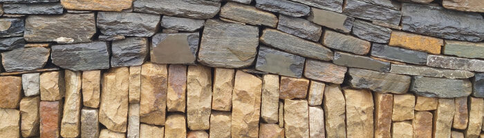 Creative dry stone walling